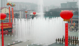 重庆西南医院喷泉
