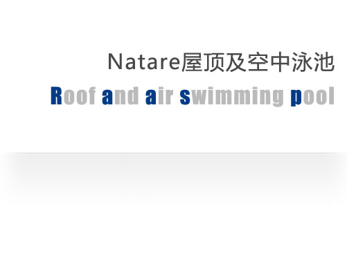 屋顶及空中泳池结构