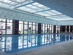 酒店泳池设计之广州珠江新岸酒店室内泳池赏析