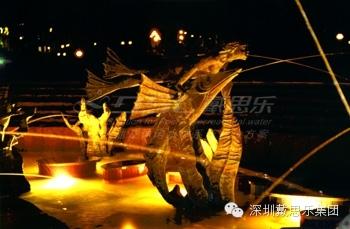 戴思乐深圳西部海上田园喷泉水景项目